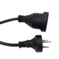 Australian mains power extension cord customizable cable length and spec